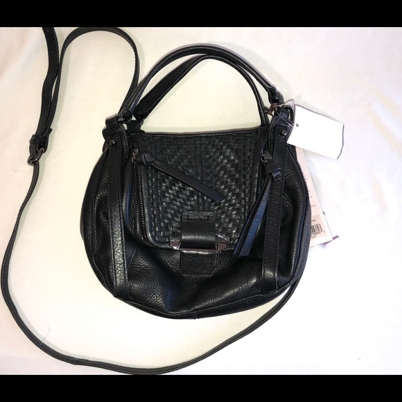 KOOBA Mini Jonnie Black Leather Crossbody Bag - Picture 8 of 8